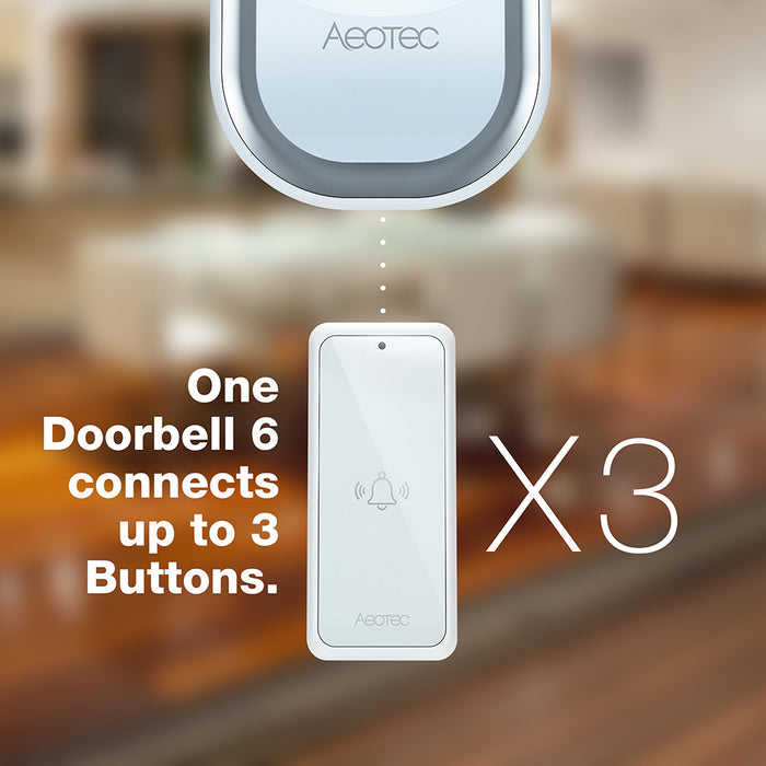 Connected up to 3 buttons to Siren 6 or Doorbell 6
