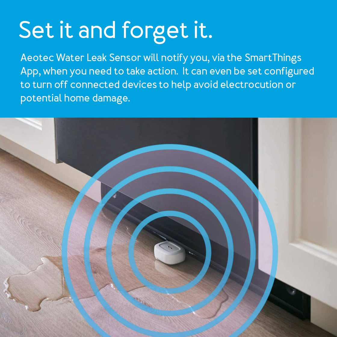 SmartThings Water Leak Sensor by Aeotec (GP-AEOWLSEU) — Aeotec - Smart ...
